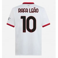 Maglie da calcio AC Milan Rafael Leao #10 Seconda Maglia 2024-25 Manica Corta